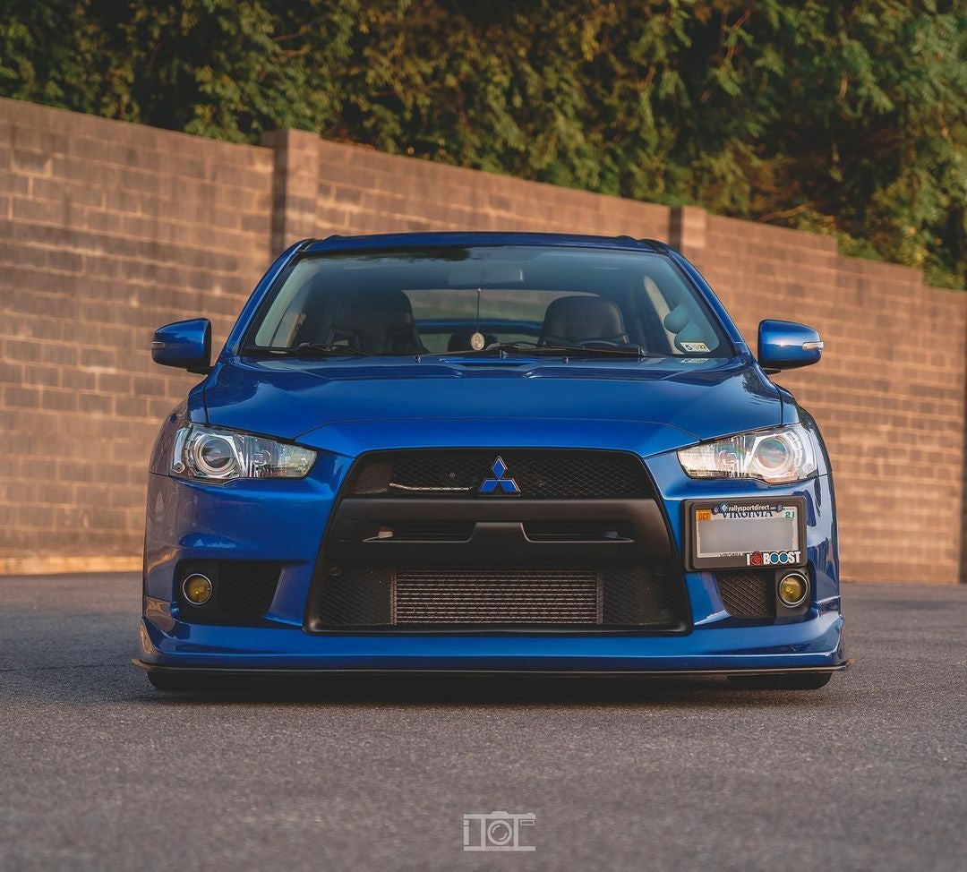 2008-2015 Mitsubishi Evolution 10 Front Splitter - Elite Style Garage