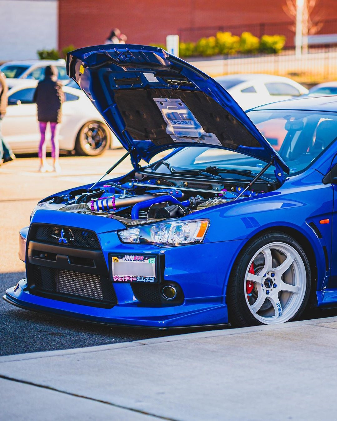 2008-2015 Mitsubishi Evolution 10 Front Splitter - Elite Style Garage