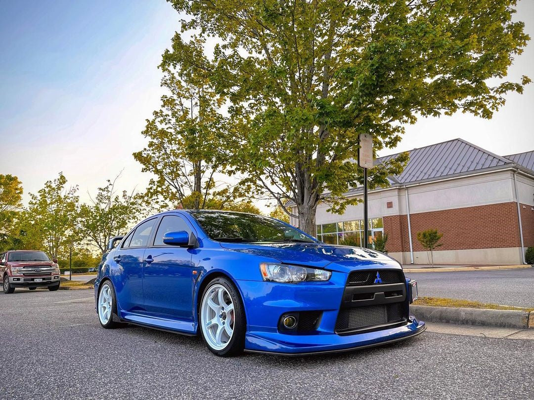 2008-2015 Mitsubishi Evolution 10 Front Lip with Splitter - Elite Style Garage