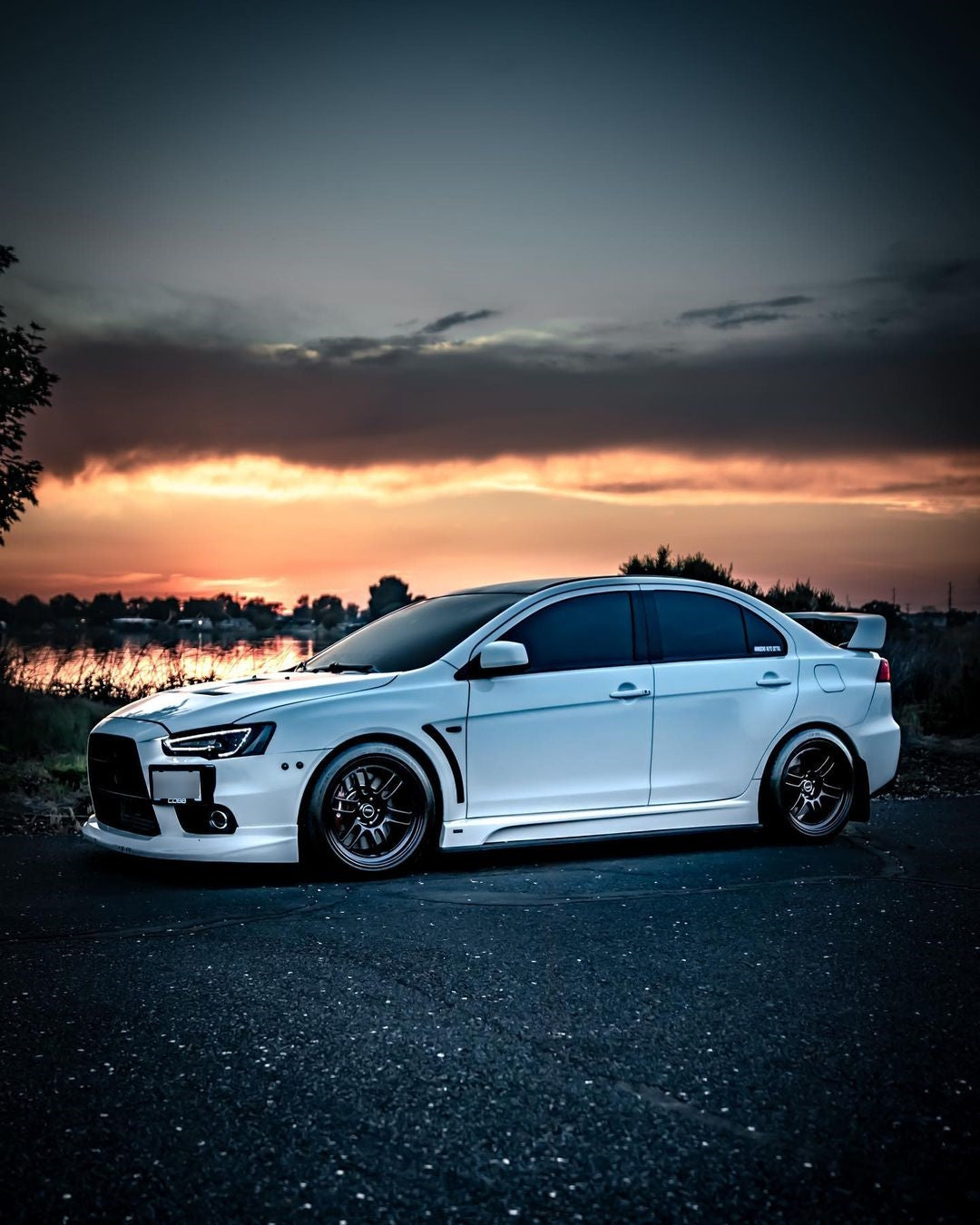 Evolution Front 2008-2015 Mitsubishi Evolution 10 Front Lip – Elite Style Garage