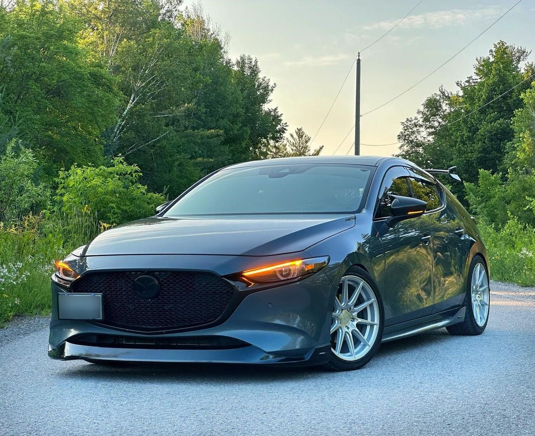 2019-2022 Mazda 3 Hatchback Front Lip - Elite Style Garage