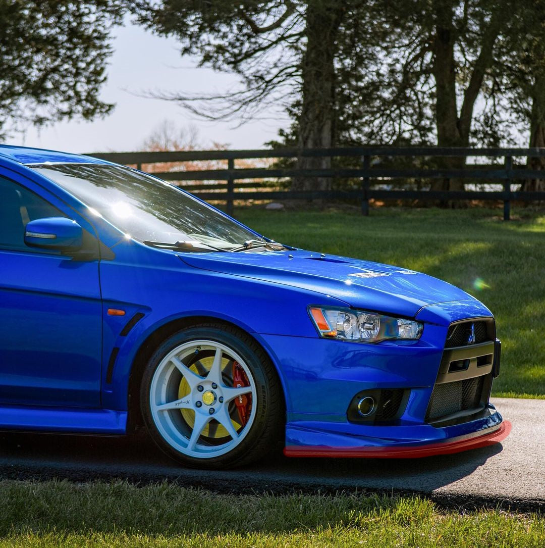 2008-2015 Mitsubishi Evolution 10 Front Splitter - Elite Style Garage