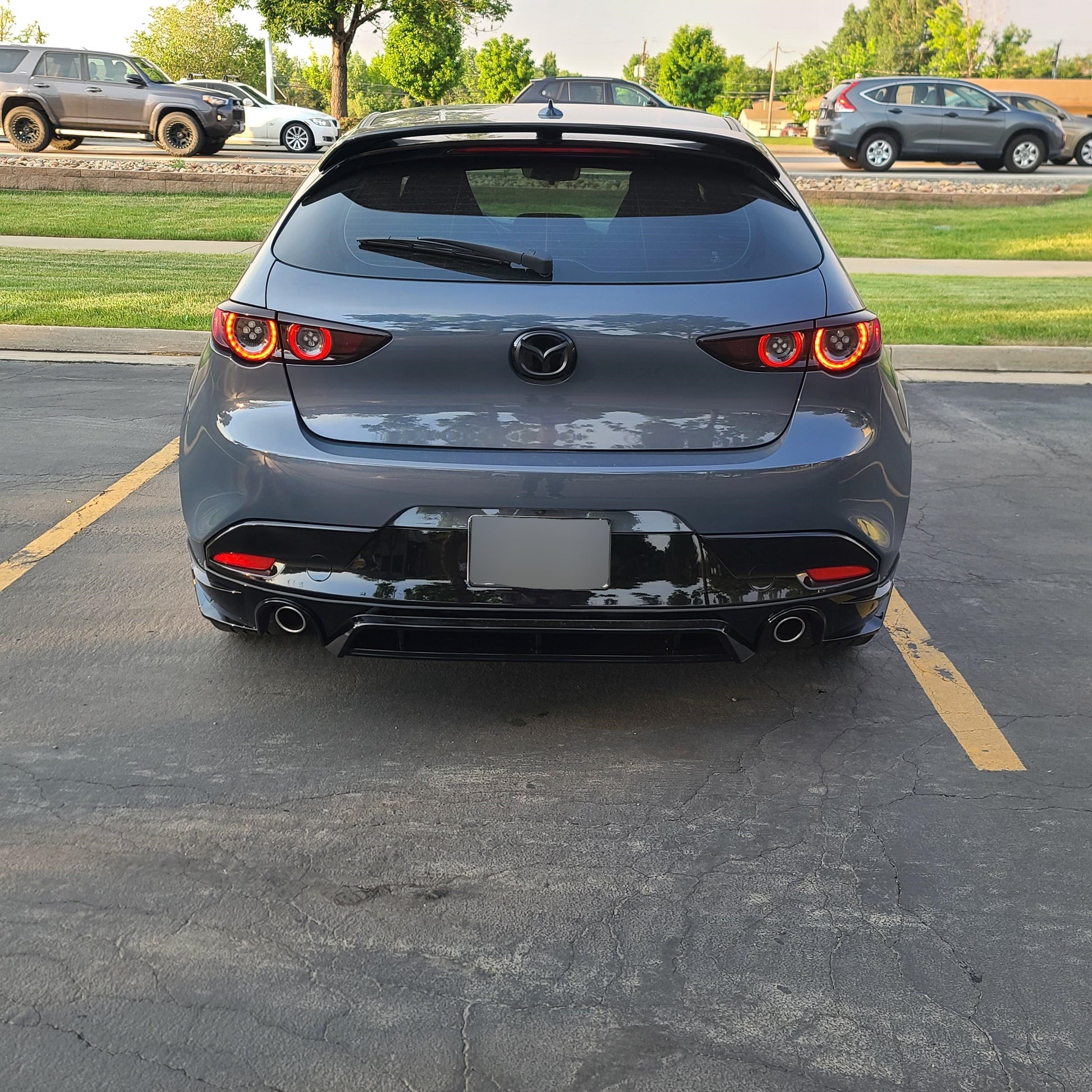 2019-2025 Mazda 3 Hatchback Rear Lip