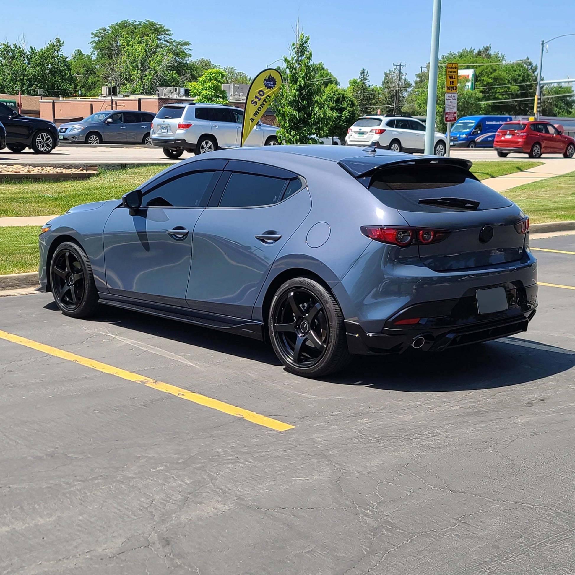 2019-2025 Mazda 3 Hatchback Rear Lip